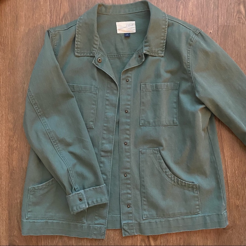 Green Army Jacket - Oversized